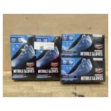 2 twin packs nitrile gloves one size