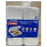 Hefty Supreme 3 Compartment Hinged Lid Containers