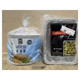 Ultra Paper Plates - 204 count, Half Size Heavy