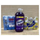Lysol disinfectant. Fabulosos. Clean freak