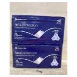 2-25 packs xl underpads