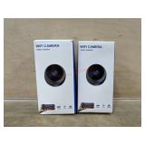 2 Wi-Fi video cameras