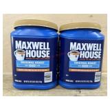 2 Maxwell house 43.1 oz original roast