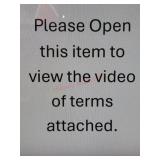 Vehicle terms/conditions, please open to watch