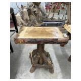 Amish made hand crafted stool 21x14x22