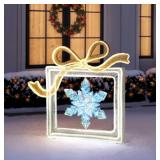 Pre Lit Giftbox Decor