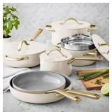 11 Pc Non Stick Ceramic Cookware Set