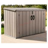 Horizontal outdoor storage shed. $349 MSRP