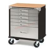 Seville classics 6 drawer rolling cabinet