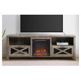 Abilene 70ï¿½ rustic farmhouse fireplace tv stand