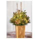 48ï¿½ pre lit decorative topiary