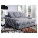 Oversized cozy chaise