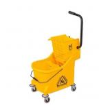 Commercial mop and wringer system