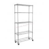 Seville classics 5 tier wire shelving