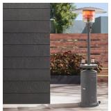 Gas Patio Heater Gray Coated