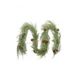 9ï¿½ Cypress Garland w Pinecones