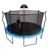 Bounce pro 14ï¿½ trampoline with basketball hoop