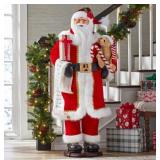 5 Ft Animated Singing Santa - Multicultural