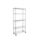 Seville Classics 5 Tier Steel Wire Shelving -