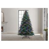 9 Ft Pre Lit Bristle Fir Tree