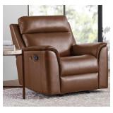 Lennox leather glider rocker recliner
