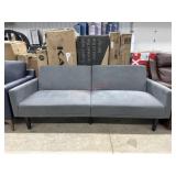 Upholstered mid century modern style sofa