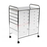 Seville classics 12 drawer organizer cart