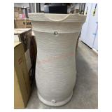Decorative rain barrel approximately 50 gal
