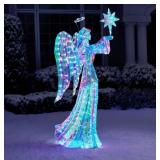 6.5 Ft Pre Lit Prismatic Angel