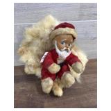 Vintage Santa and fur piece