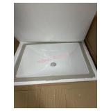 Rectangular white ceramic sink (Basin)