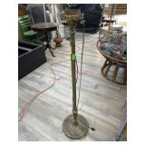 Brass floor lamp no globes or shades