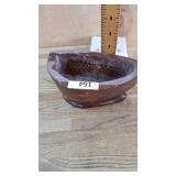 Soap stone flower bowl