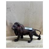 Black forest wood Lion figure