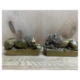2- Lion Figures