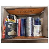 Box of coin collector guides