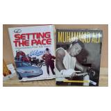 Muhammad Ali and Oldsmobile hardback books
