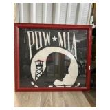 Framed POW print