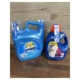 Clorox stain remover and Snuggle fabric softner