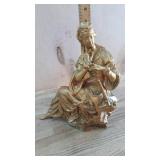Woman clock topper