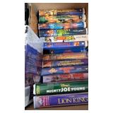 Box of Disney VHS movies