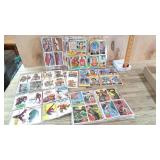 Flat of football and other trading cards Tarzan