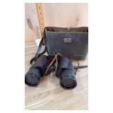 Binoculars with case