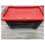 Craftsman large storage tote with lid