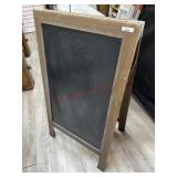 Sandwich board chalk board