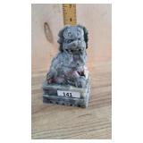 Soapstone Asian cat figure