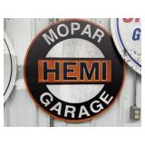 30ï¿½ HEMI MOPAR garage metal repop advertising