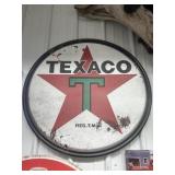 36ï¿½ Texaco metal repop advertising sign