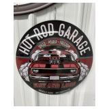 16ï¿½ hot rod garage muscle car advertising button