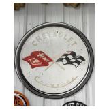 36ï¿½ Chevrolet corvette 2 flags metal repop